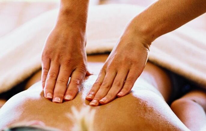 massagem para osteocondrose da coluna
