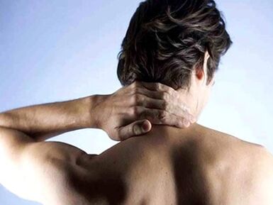 dor no pescoço com osteocondrose