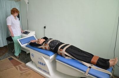 tração espinhal para osteocondrose torácica